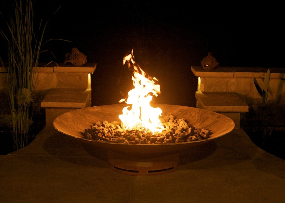 Fire Pit Art Asia 72-inch Wood Burning Fire Pit Asia 72" - Wood Burning outdoor kitchen empire