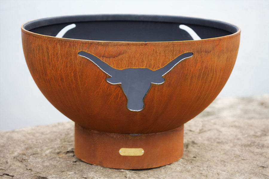 Fire Pit Art Longhorn 36-inch Wood Burning Fire Pit - LH outdoor kitchen empire