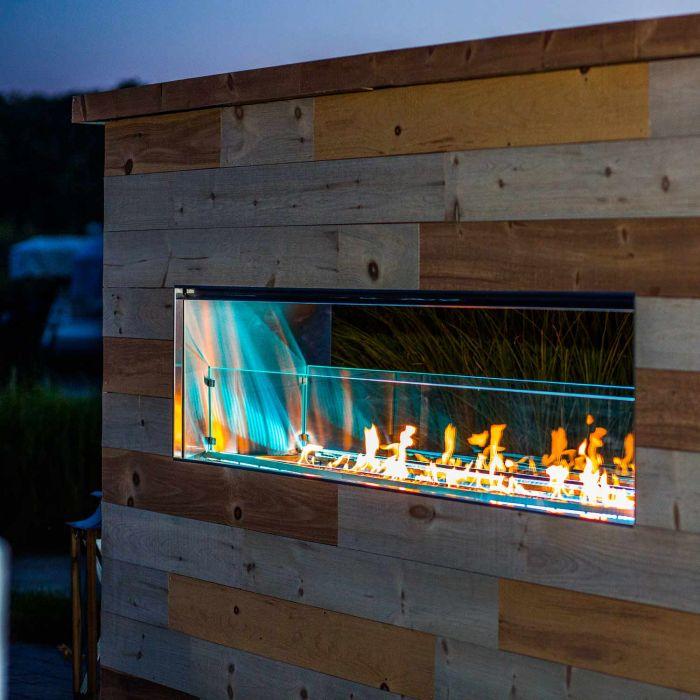 Firegear Kalea Bay 36" Outdoor Linear Gas Fireplace OFP-36LECO outdoor kitchen empire