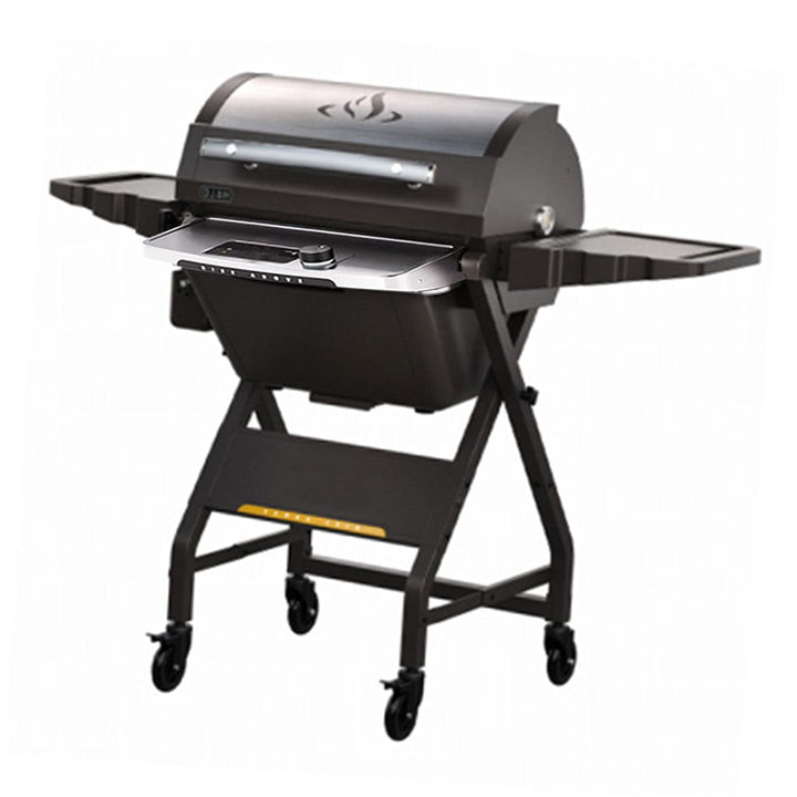 Halo Prime 1100 Portable Outdoor Pellet Grill with Cart HS-1003-XNA outdoor kitchen empire