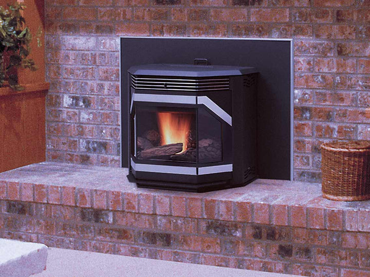 Iron Strike Winslow PI40GL 36" Traditional Cast-Iron modern Pellet Fireplace Insert PI40GL outdoor kitchen empire