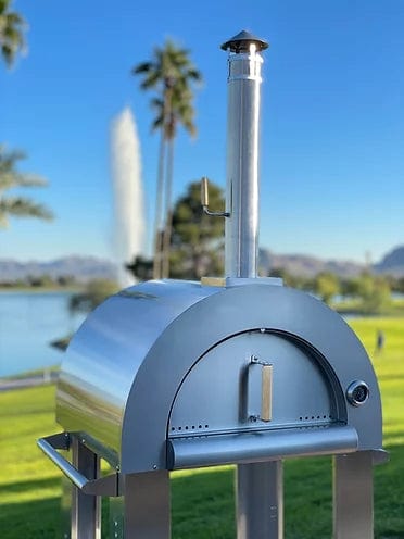 Kokomo Grills 32-inch Stainless Steel Wood Fired Pizza Oven - KO-PIZZAOVEN outdoor kitchen empire