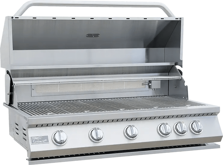 Kokomo Grills 40-inch 5 Burner Built-In BBQ Gas Grill with Infrared Back Burner - KO-BAK5BG outdoor kitchen empire