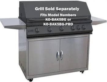 Kokomo Grills 5 Burner Stainless Steel Freestanding BBQ Gas Grill Cart KO-BAK5BG-C outdoor kitchen empire