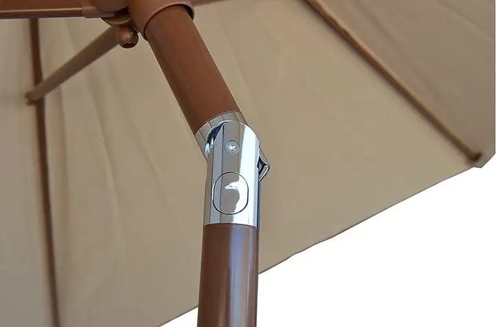 Kokomo Grills 9-inch Outdoor Kitchen Umbrella Hand Crank and Tilt Beige Color outdoor kitchen empire