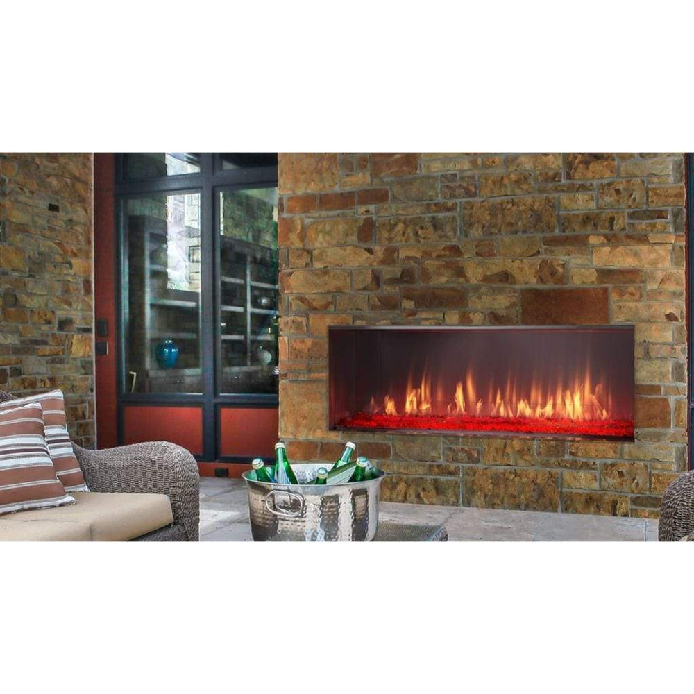 Majestic Lanai See-Through 48" Outdoor Linear Vent Free Gas Fireplace ODLANAIGST-48 outdoor kitchen empire