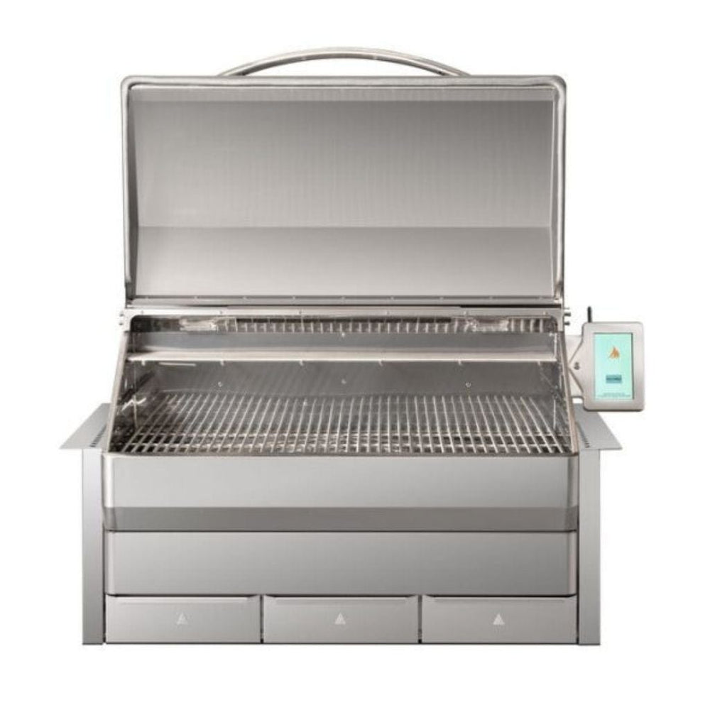 Memphis Elite 39" Stainless Steel Built-In ITC3 Pellet Grill with Wi-Fi VGB0002S outdoor kitchen empire
