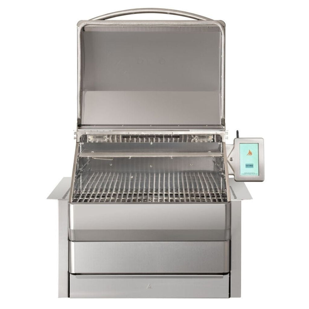 Memphis Pro 28" Stainless Steel Built-In ITC3 Pellet Grill with Wi-Fi VGB0001S outdoor kitchen empire