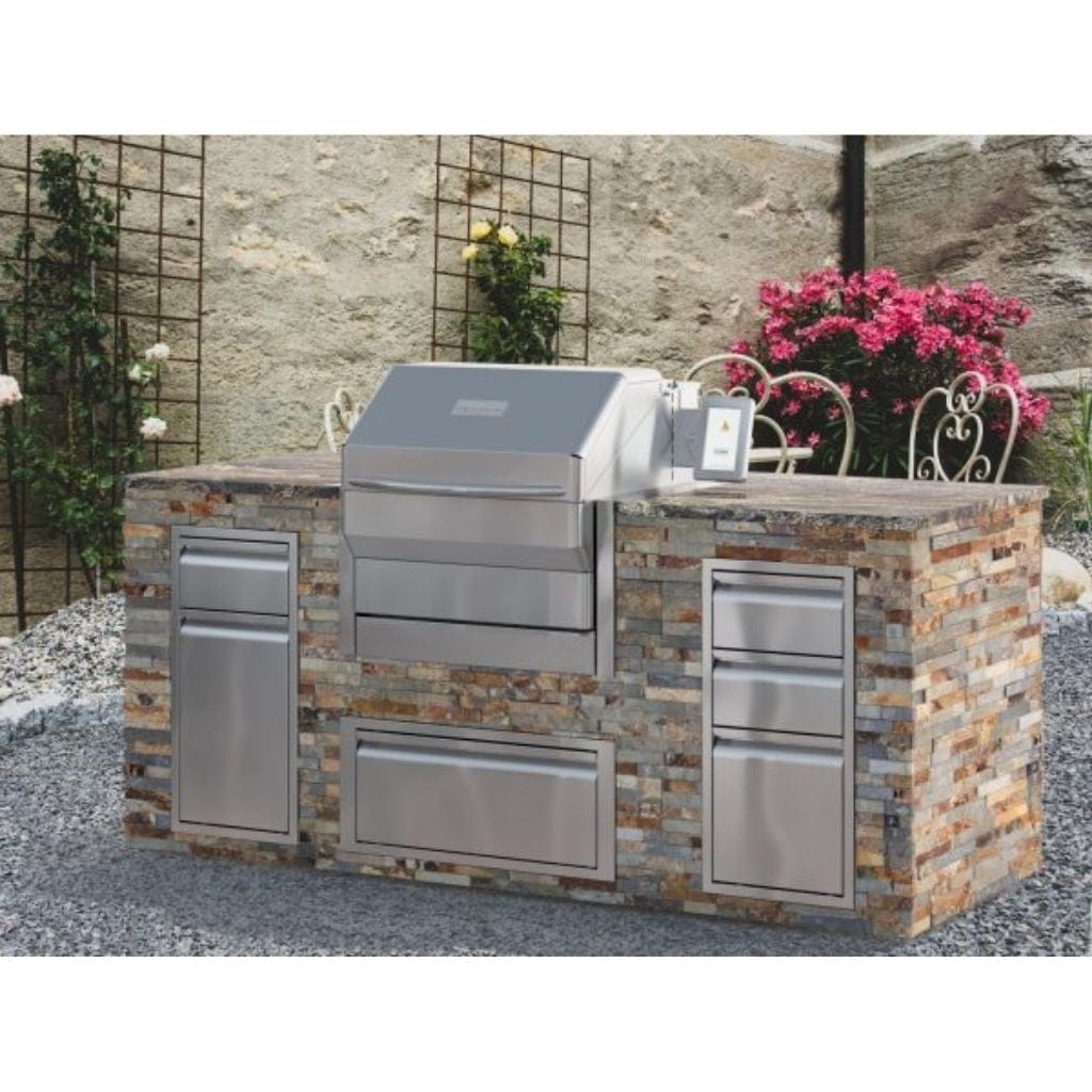 Memphis Pro 28" Stainless Steel Built-In ITC3 Pellet Grill with Wi-Fi VGB0001S outdoor kitchen empire