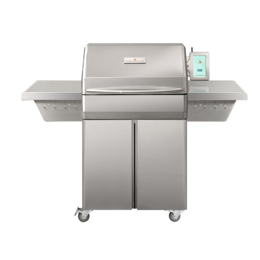 Memphis Pro 57" Stainless Steel Cart ITC3 Pellet Grill with Wi-Fi VG0001S outdoor kitchen empire