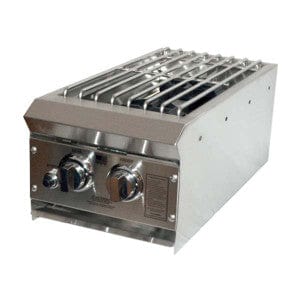 MHP Modern Home Products Built-In Stainless Steel Double Side Burner MHPDSB outdoor kitchen empire