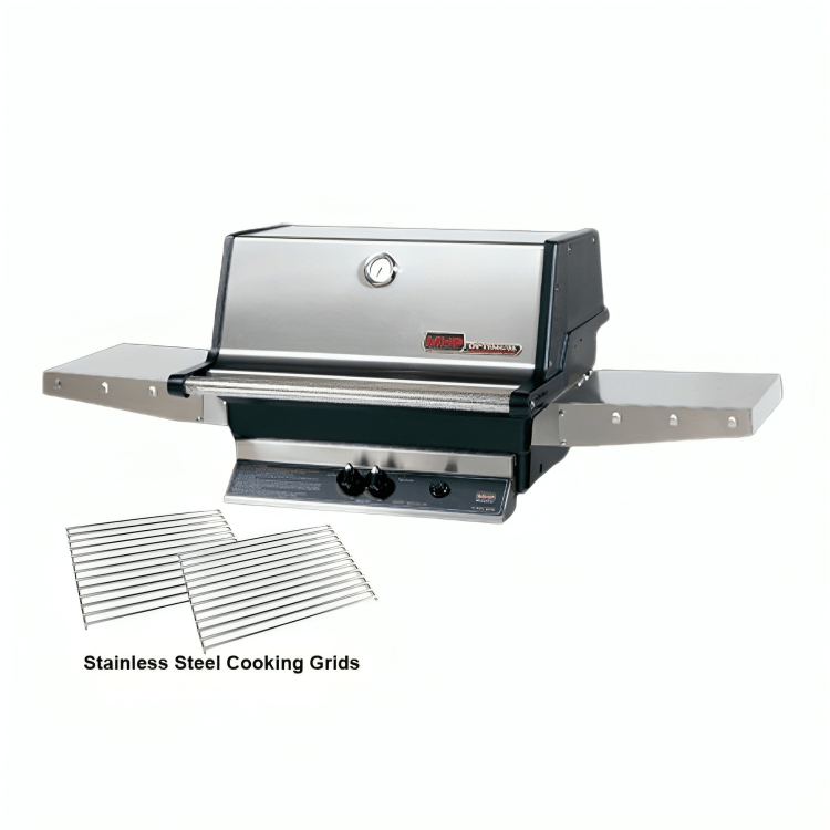MHP Modern Home Products Gas Grill Head with Stainless Cooking Grids TJK2 outdoor kitchen empire