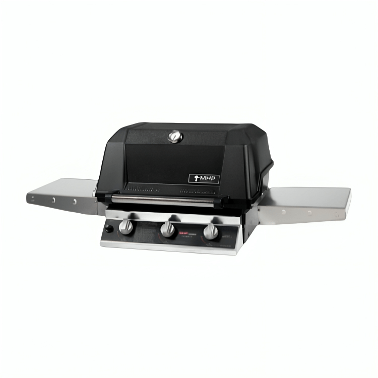 MHP Modern Home Products Infrared Gas Grill Head With 2 Stainless Steel Shelves WRG4DD outdoor kitchen empire