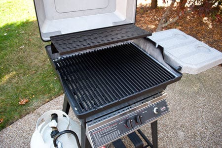 MHP Modern Home Products JNR 4 Gas Grill Head with Side Shelf and Stainless Steel Grids outdoor kitchen empire