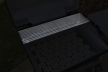MHP Modern Home Products JNR 4 Gas Grill Head with Side Shelf and Stainless Steel Grids outdoor kitchen empire