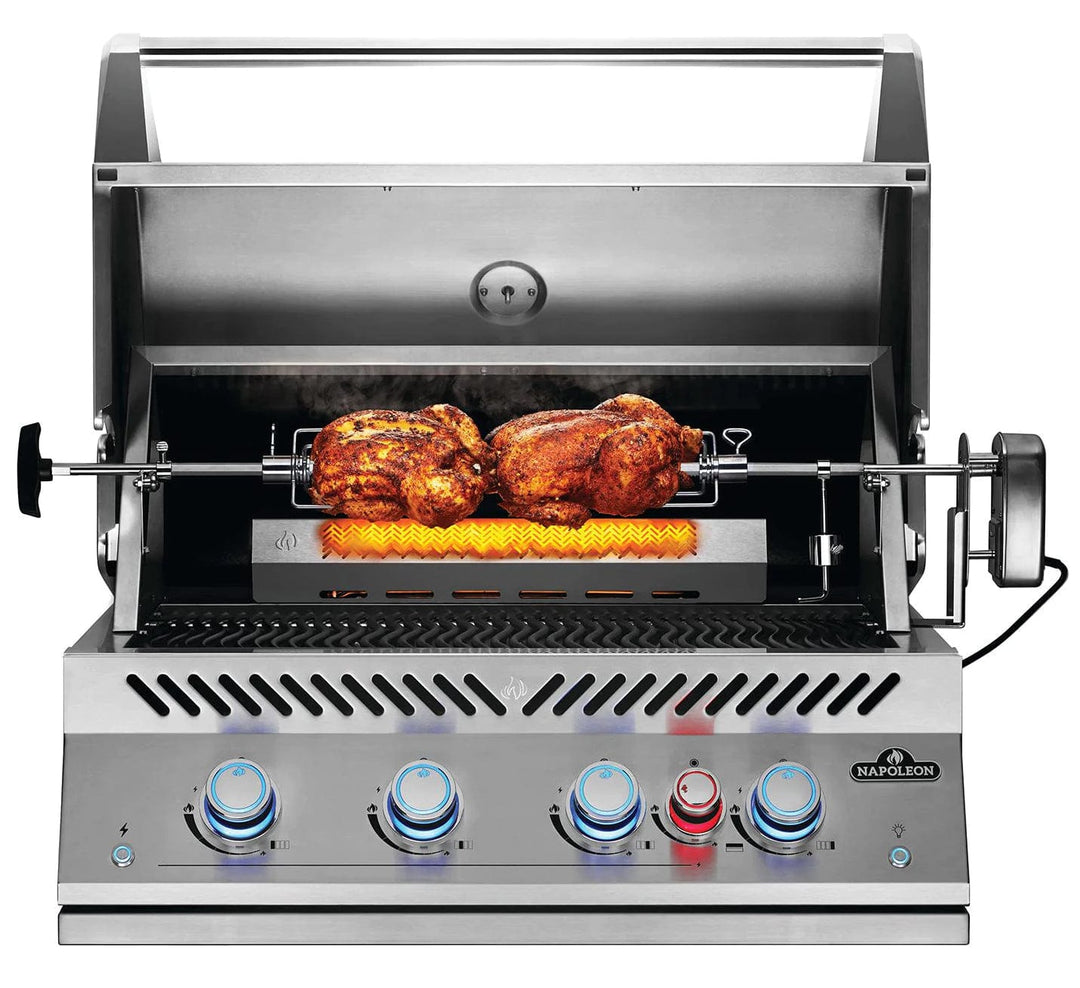 Napoleon 700 Series 32 RB with Infrared Rear Burner Stainless Steel Built-In Gas Grill BIG32RB outdoor kitchen empire