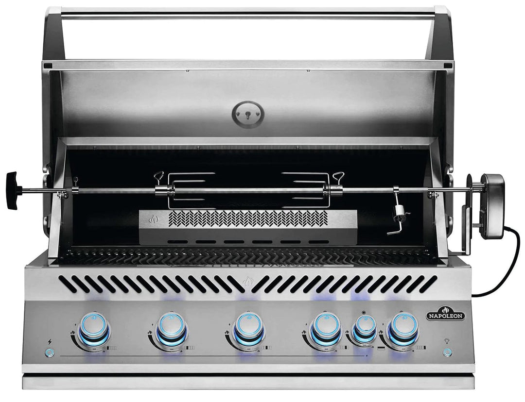 Napoleon 700 Series 38 RB with Infrared Rear Burner Stainless Steel Built-In Gas Grill BIG38RB outdoor kitchen empire