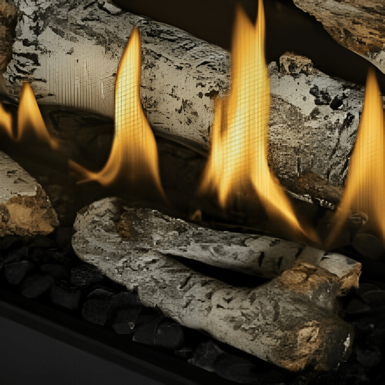 Napoleon Birch Log Kit For 46-Inch Ascent Linear Premium Fireplace BLKBLP46 Fireplace Log Sets BLKBLP46 outdoor kitchen empire