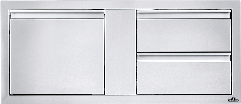 Napoleon Built-In 700 Series 42" X 16" Stainless Steel Single Door & Double Drawer BI-4216-1D2DR outdoor kitchen empire