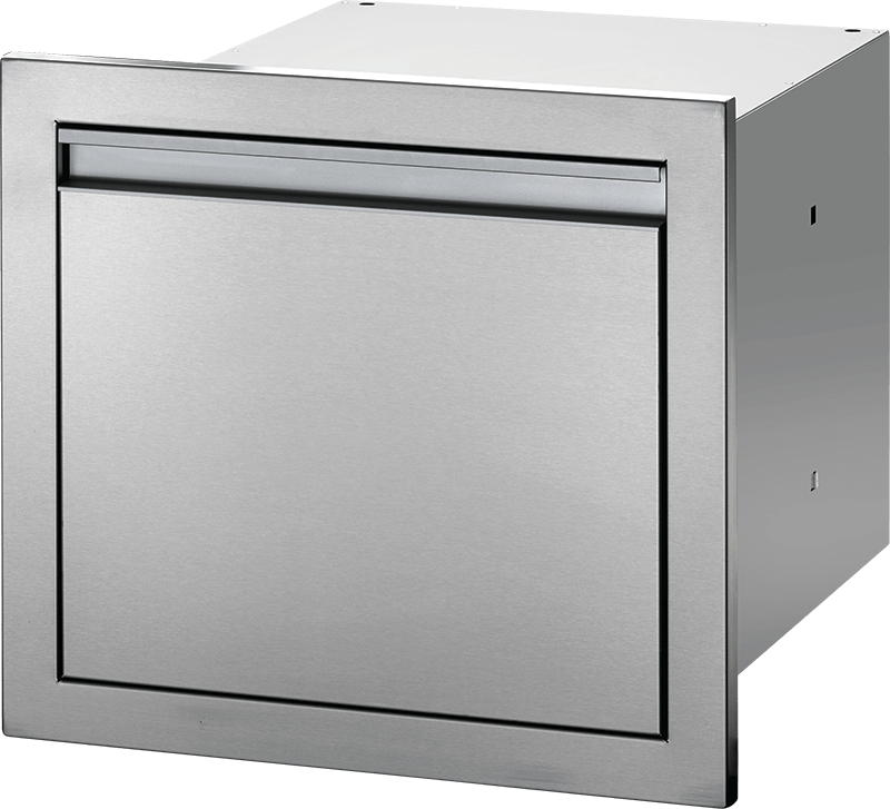 Napoleon Built-In Components 18" X 16" Stainless Steel Large Single Drawer BI-1816-1DR outdoor kitchen empire