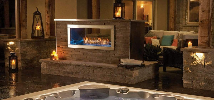 Napoleon Galaxy™ See Through Outdoor Fireplace GSS48 outdoor kitchen empire