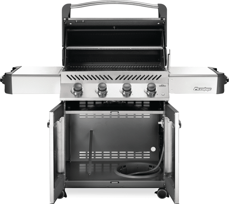 Napoleon Prestige 500 RSIB Gray Natural Gas Grill w/ Infrared Side & Rear Burners P500RSIBNCH-3 outdoor kitchen empire