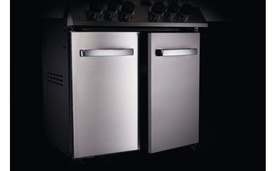 Napoleon Prestige 500 RSIB Gray Natural Gas Grill w/ Infrared Side & Rear Burners P500RSIBNCH-3 outdoor kitchen empire