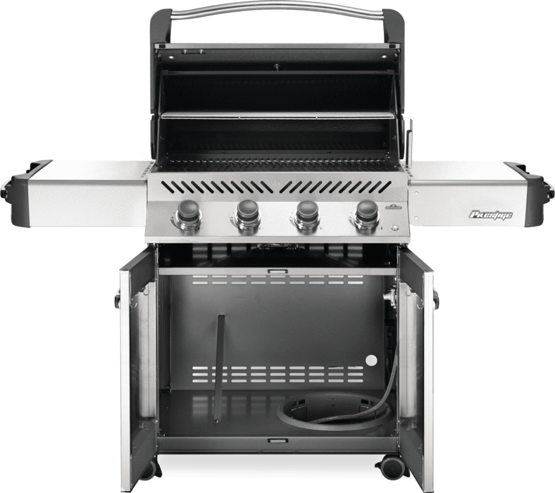 Napoleon Prestige 500 RSIB Gray Propane Gas Grill w/ Infrared Side & Rear Burners P500RSIBPCH-3 outdoor kitchen empire