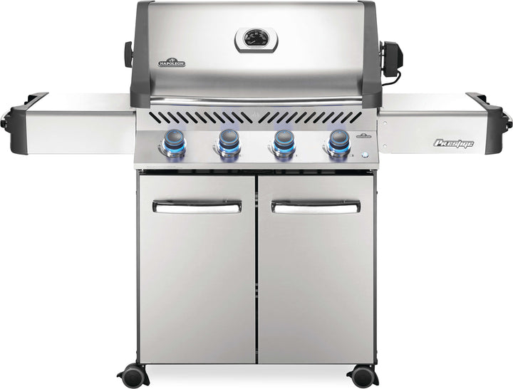 Napoleon Prestige 500 RSIB Stainless Steel Natural Gas Grill w/ Infrared Side & Rear Burners P500RSIBNSS-3 outdoor kitchen empire