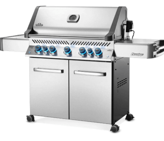 Napoleon Prestige 665 RSIB with Infrared Side and Rear Burners Gas Grill outdoor kitchen empire