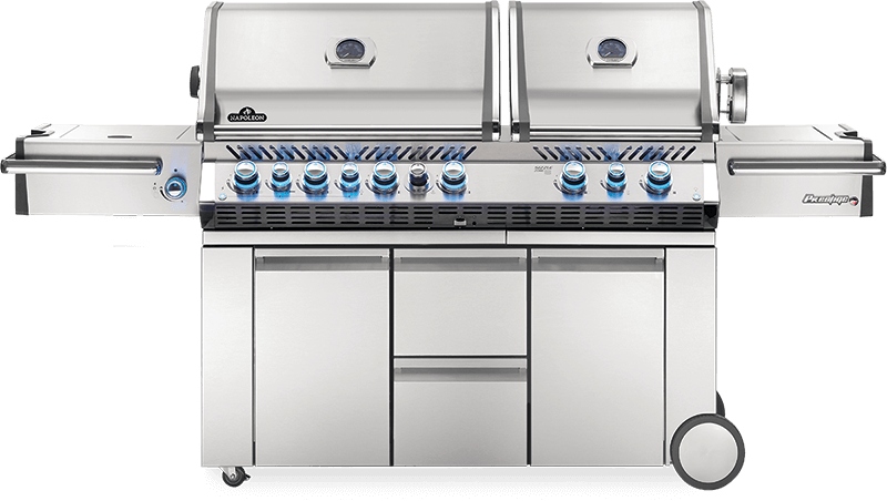 Napoleon Prestige Pro 825 RSBI with Power Side Burner Gas Grill outdoor kitchen empire