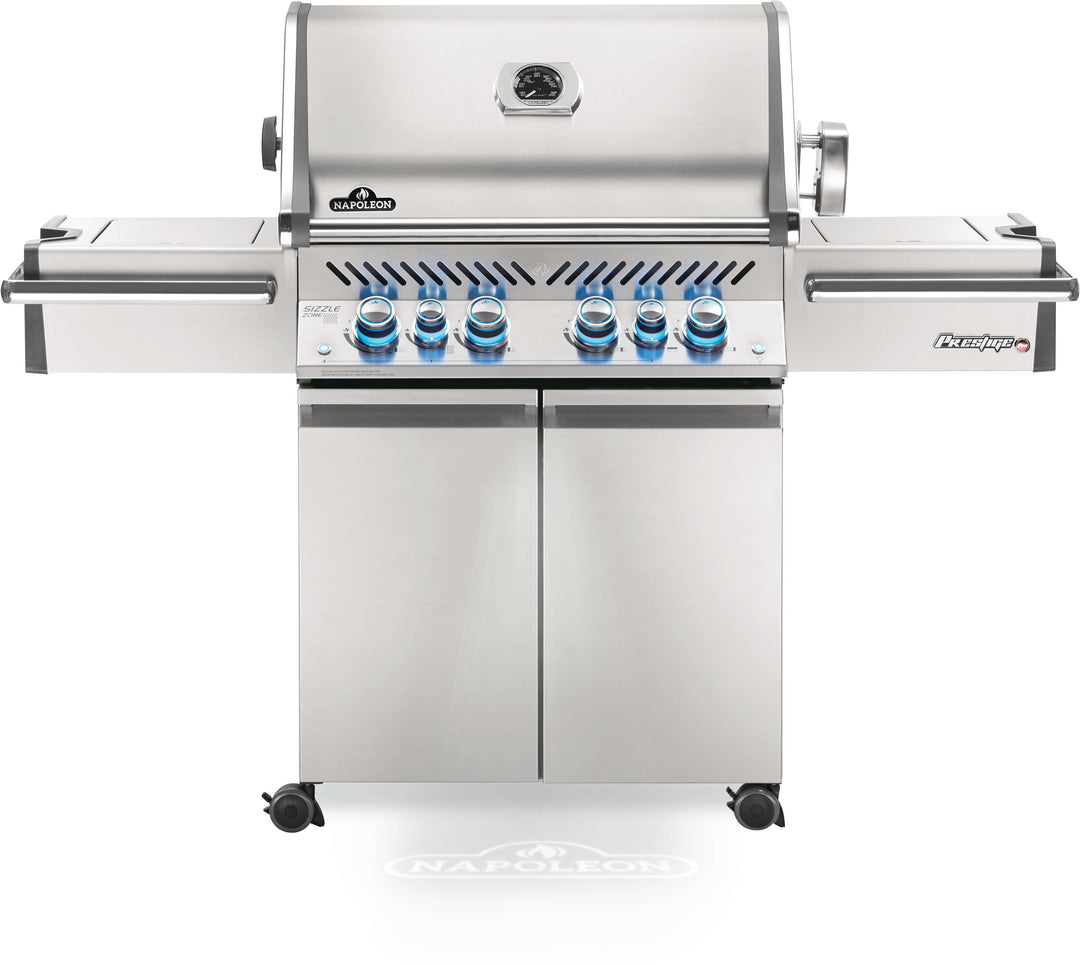 Napoleon Prestige PRO™ 500 RSIB Natural Gas Grill w/ Infrared Rear & Side Burners PRO500RSIBNSS-3 outdoor kitchen empire