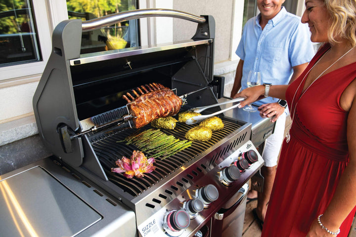 Napoleon Prestige PRO™ 500 RSIB Natural Gas Grill w/ Infrared Rear & Side Burners PRO500RSIBNSS-3 outdoor kitchen empire