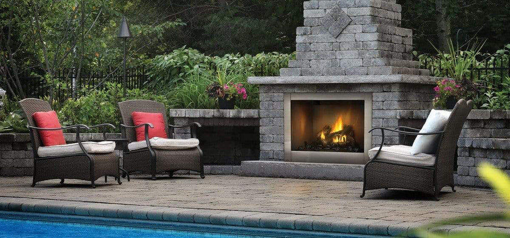 Napoleon Riverside™ 42 Clean Face Outdoor Gas Fireplace GSS42 outdoor kitchen empire