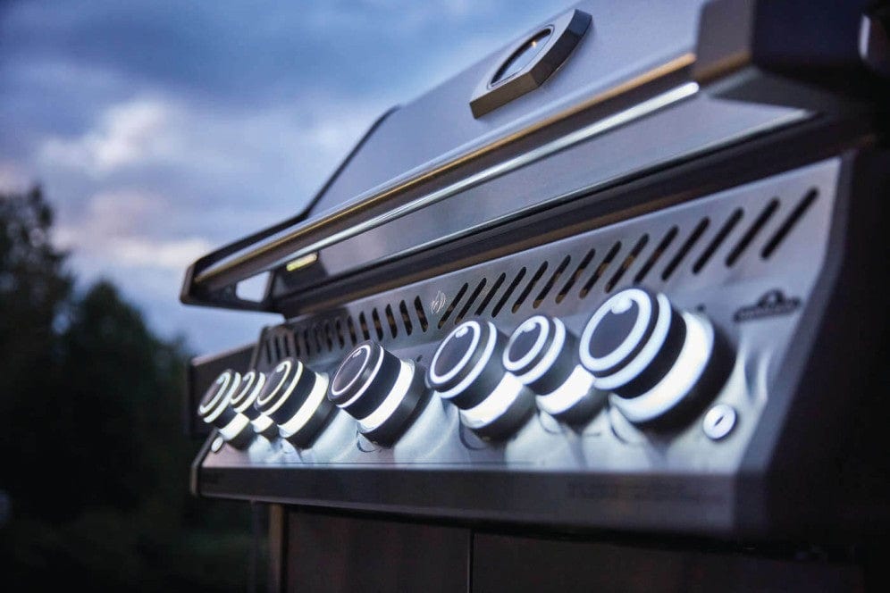 Napoleon Rogue SE 625 RSIB with Infrared Side and Rear Burners Gas Grill RSE625RSIB outdoor kitchen empire