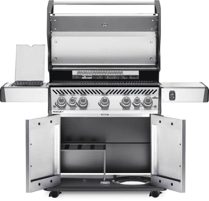 Napoleon Rogue SE 625 RSIB with Infrared Side and Rear Burners Gas Grill RSE625RSIB outdoor kitchen empire