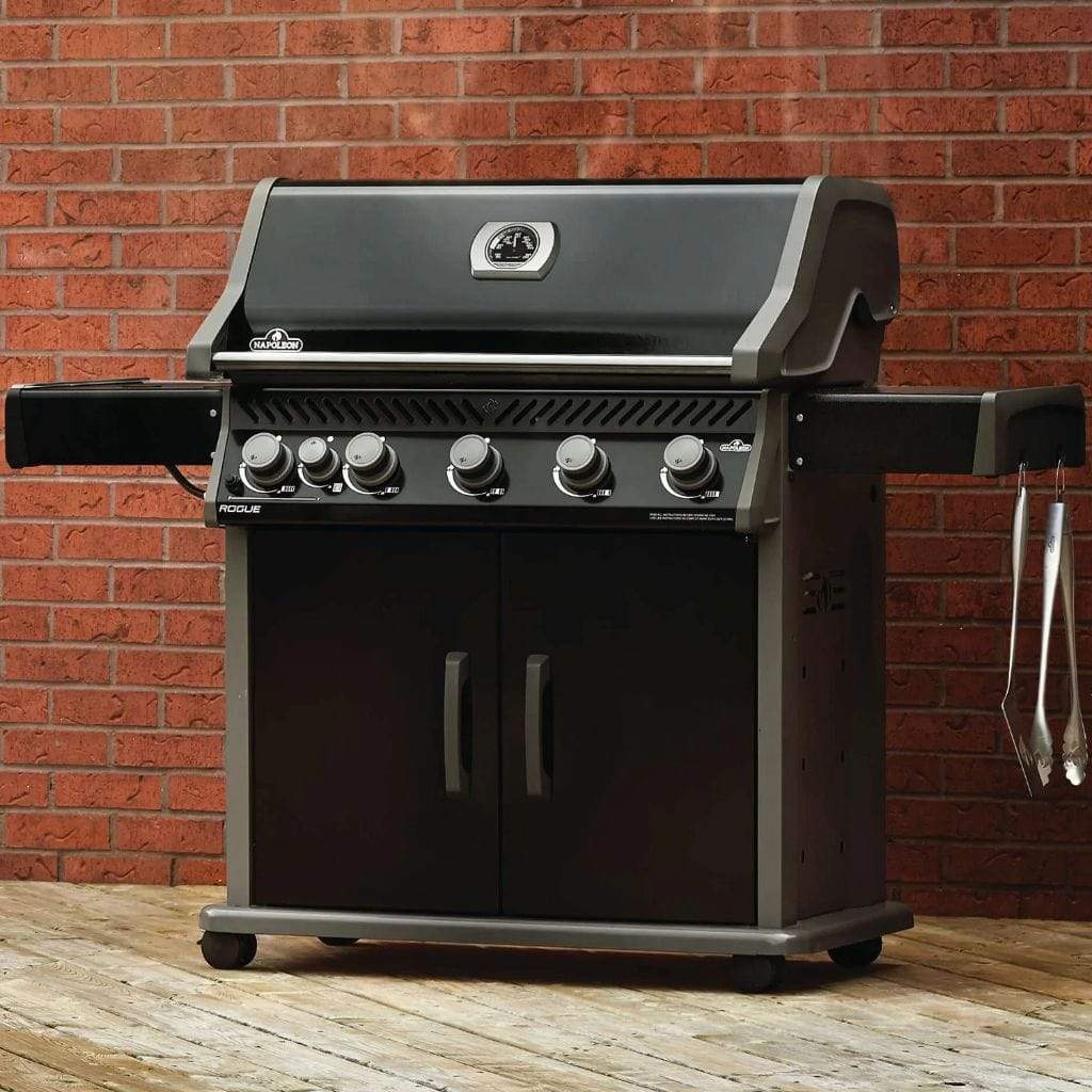 Napoleon Rogue XT 625 SIB with Infrared Side Burner Gas Grill RXT625SIB outdoor kitchen empire