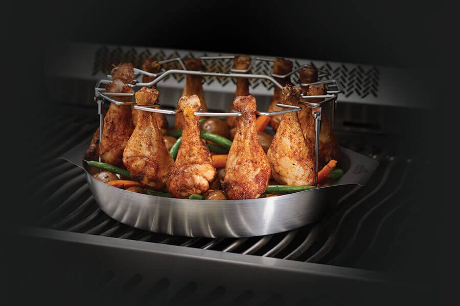 Napoleon Stainless Steel Chicken Leg Grill Rack 56032 outdoor kitchen empire