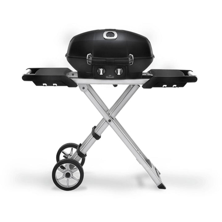 Napoleon TravelQ Pro with Scissor Cart Liquid Propane Portable Gas Grill PRO285X-BK outdoor kitchen empire