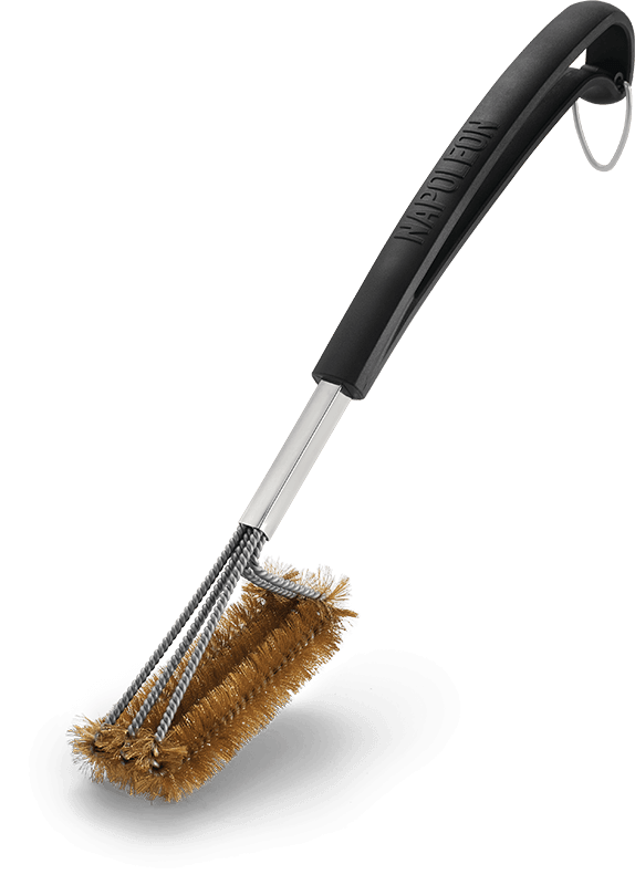 Napoleon Vertical Triple-Row Grill Brush with Brass Bristles 62062 outdoor kitchen empire