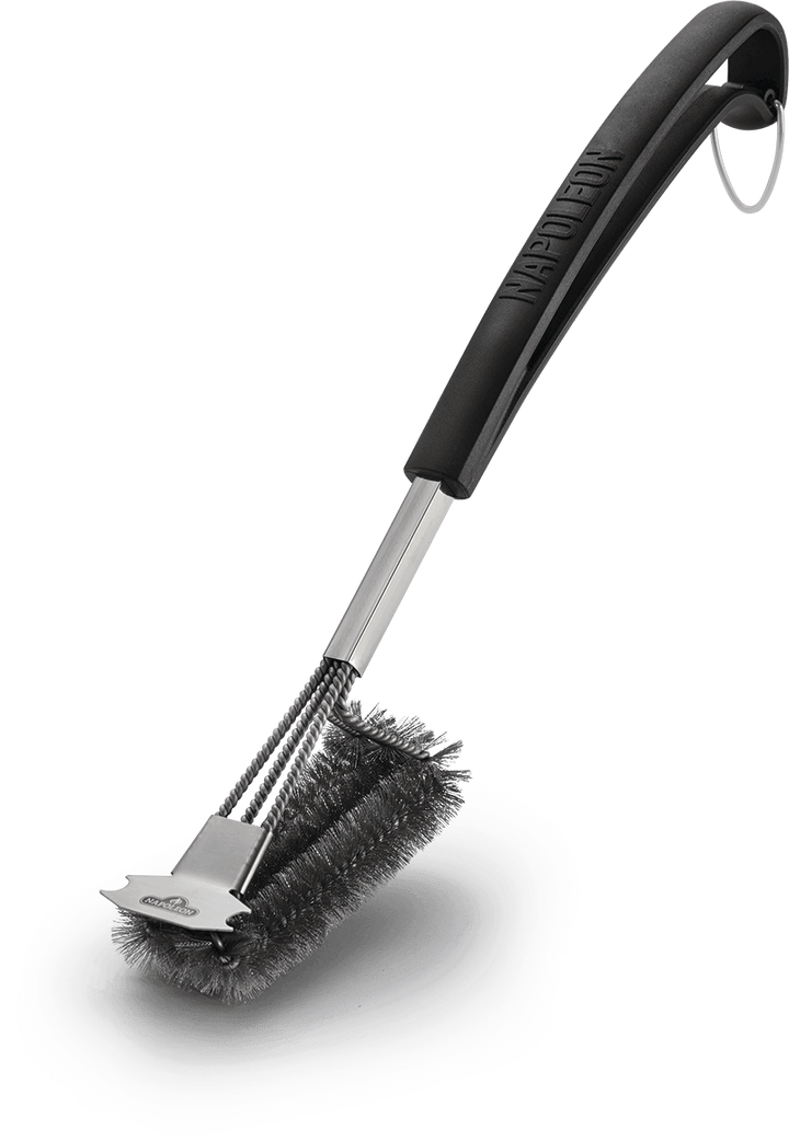 Napoleon Vertical Triple-Row Grill Brush with Stainless Steel Bristles 62063 outdoor kitchen empire