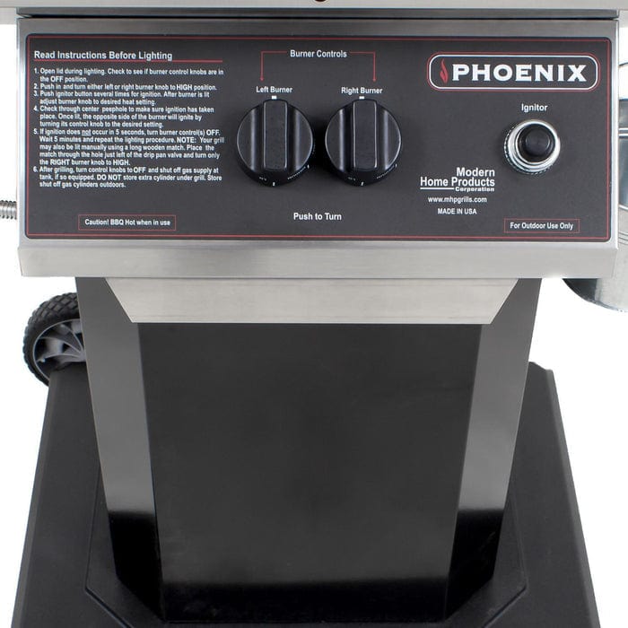 Phoenix Portable 53" Fabricated Stainless Steel Freestanding Grill SDSSOC outdoor kitchen empire