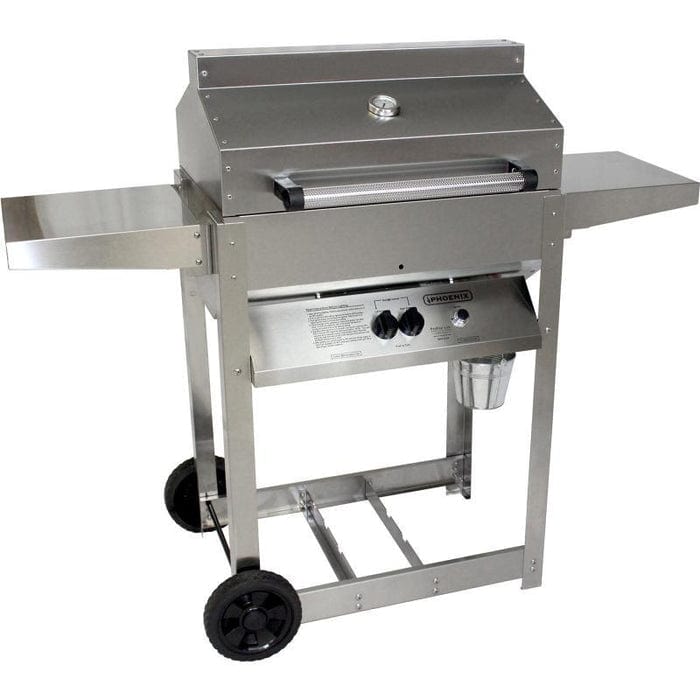 Phoenix Portable 54" Fabricated Stainless Steel Freestanding Grill SDRIV4LDD outdoor kitchen empire
