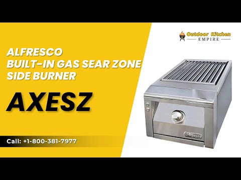 Alfresco Built-in Gas Sear Zone Side Burner