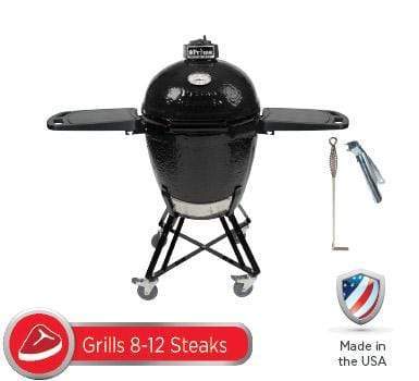 Primo All-In-One Kamado Round Ceramic Charcoal Grill PG00773 outdoor kitchen empire