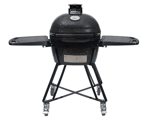 Primo All-In-One Oval JR 200 Ceramic Charcoal Grill PG007400 outdoor kitchen empire