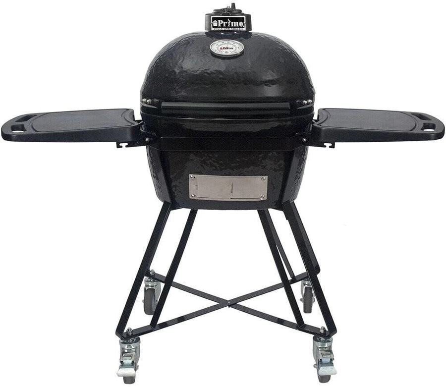 Primo All-In-One Oval JR 200 Ceramic Charcoal Grill PGCJRC outdoor kitchen empire