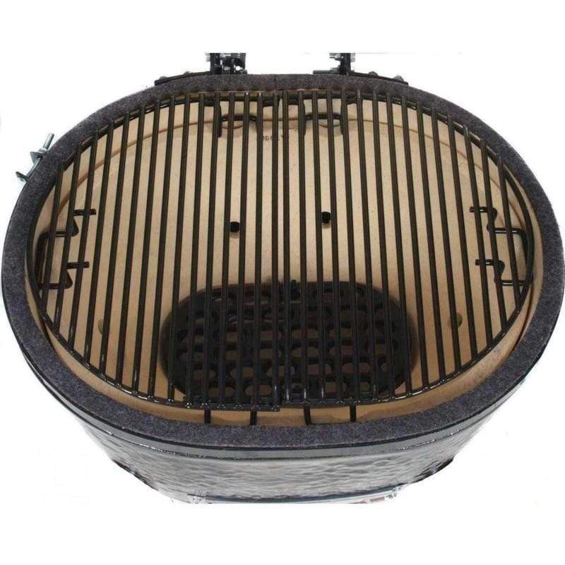 Primo Jack Daniel's Edition Oval XL 400 Ceramic Charcoal Grill PG00900 outdoor kitchen empire