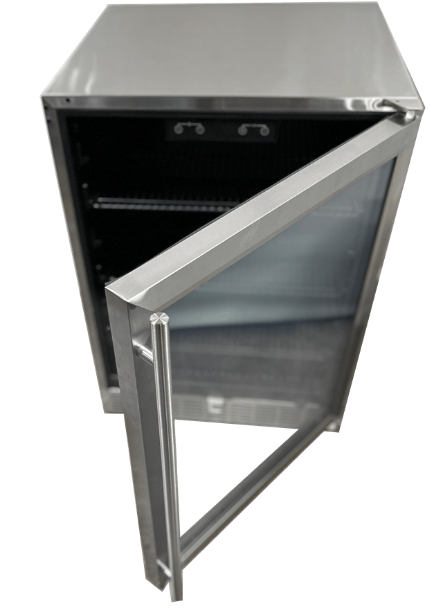 RCS 24-inch 5.6 Cu. Ft. UL Refrigerator with Glass Door REFR2B outdoor kitchen empire