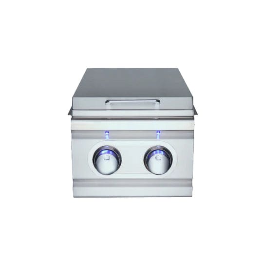 RCS Cutlass Pro Built-in Double Side Burner with LED RDB1EL outdoor kitchen empire